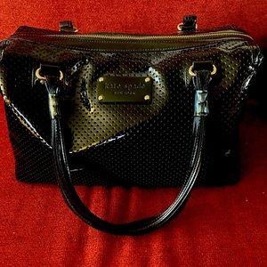 STUNNING! Kate Spade Satchel - like New - gently used - black parent leather